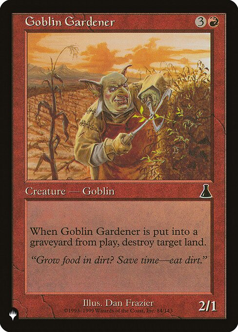 The List - UDS-84 - Goblin Gardener - Common