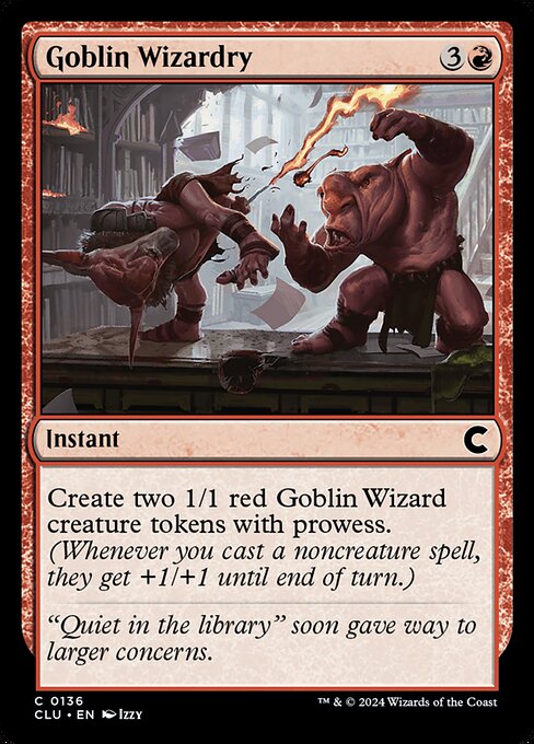 Ravnica: Clue Edition - 136 - Goblin Wizardry - Common
