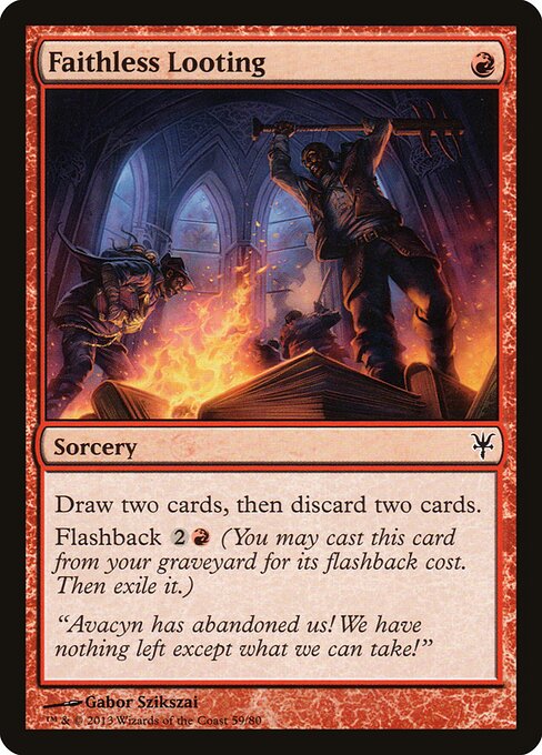 Duel Decks: Sorin vs. Tibalt - 59 - Faithless Looting - Common