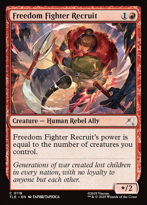 Avatar: The Last Airbender Eternal - 118 - Freedom Fighter Recruit - Common