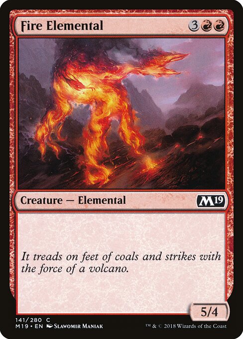 Core Set 2019 - 141 - Fire Elemental - Common