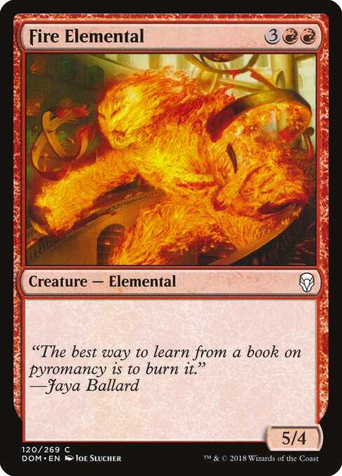 Dominaria - 120 - Fire Elemental - Common
