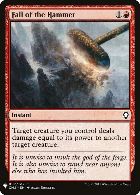 The List - CM2-97 - Fall of the Hammer - Common