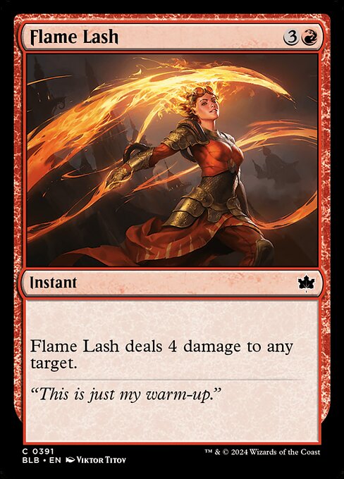 Bloomburrow - 391 - Flame Lash - Common