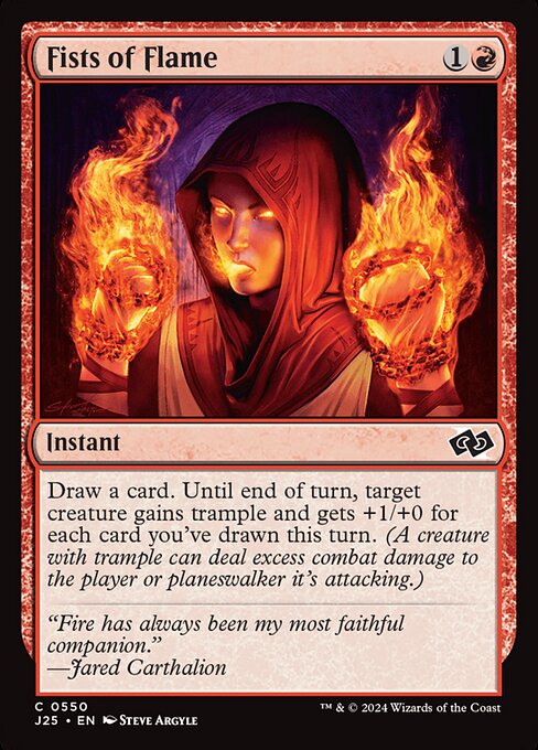Foundations Jumpstart - 550 - Fists of Flame - Common