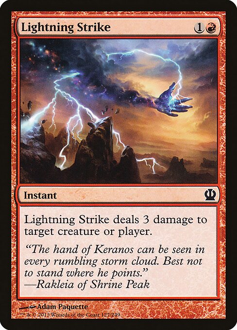 Theros - 127 - Lightning Strike - Common