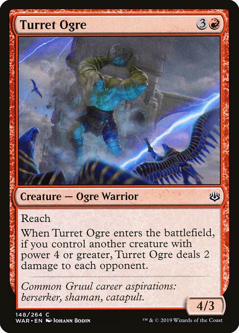 War of the Spark - 148 - Turret Ogre - Common