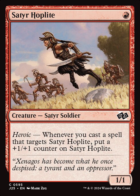 Foundations Jumpstart - 595 - Satyr Hoplite - Common
