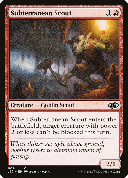 Jumpstart 2022 - 609 - Subterranean Scout - Common