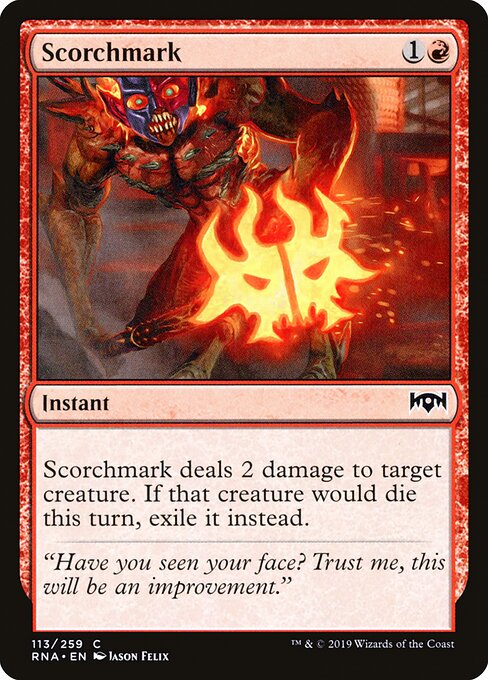 Ravnica Allegiance - 113 - Scorchmark - Common