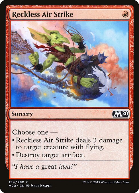 Core Set 2020 - 154 - Reckless Air Strike - Common