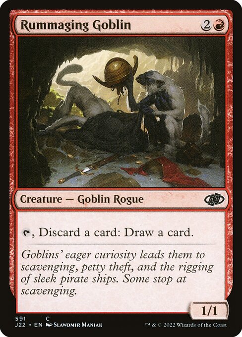 Jumpstart 2022 - 591 - Rummaging Goblin - Common