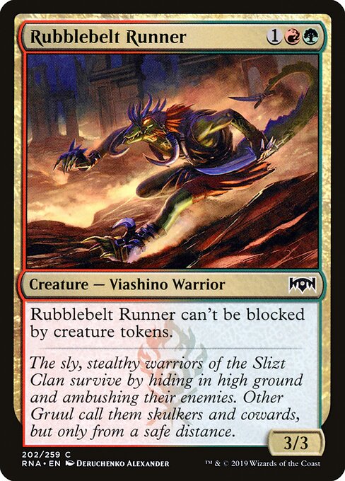 Ravnica Allegiance - 202 - Rubblebelt Runner - Common