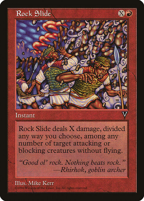 Visions - 92 - Rock Slide - Common