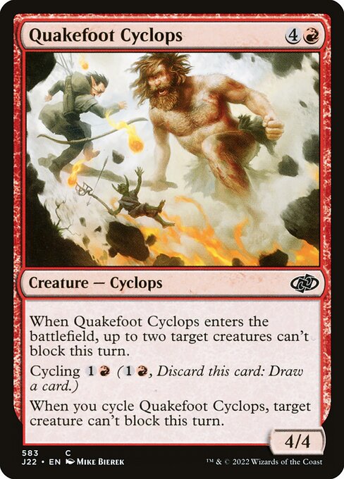 Jumpstart 2022 - 583 - Quakefoot Cyclops - Common