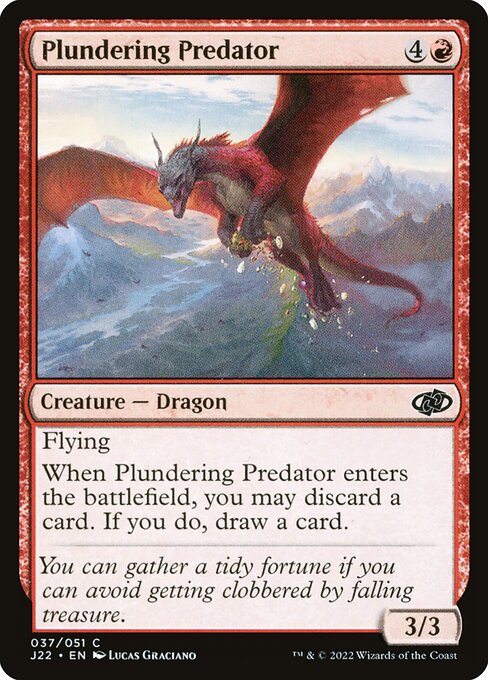 Jumpstart 2022 - 37 - Plundering Predator - Common