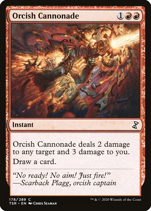 Time Spiral Remastered - 178 - Orcish Cannonade - Common