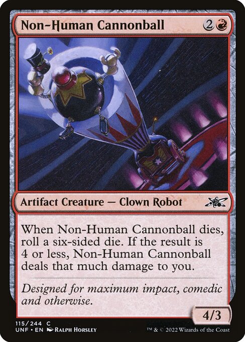 Unfinity - 115 - Non-Human Cannonball - Common