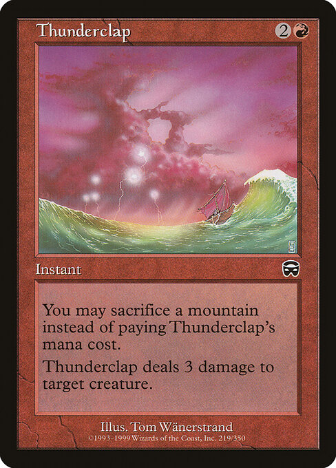 Mercadian Masques - 219 - Thunderclap - Common