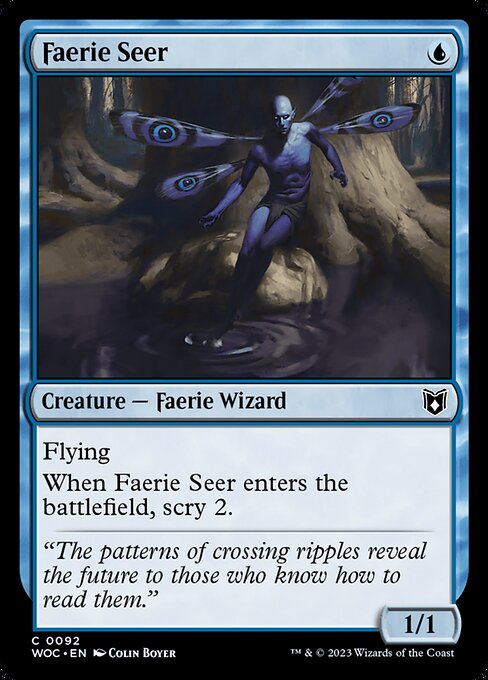 Wilds of Eldraine Commander - 92 - Faerie Seer - Common