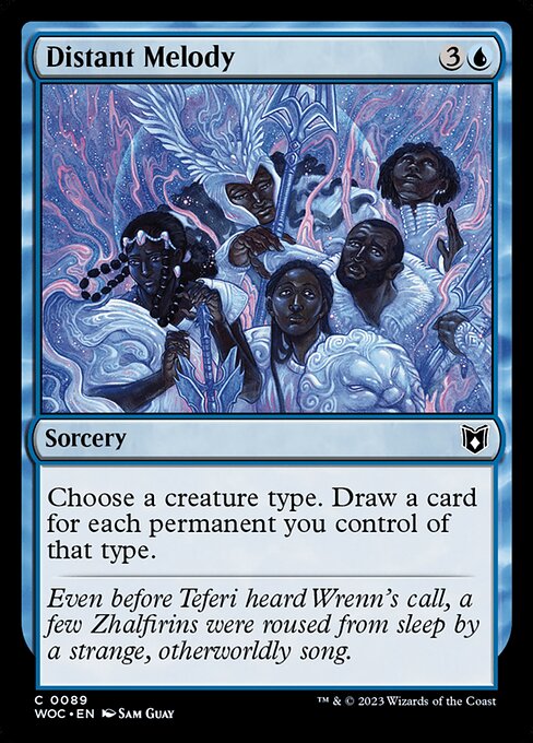 Wilds of Eldraine Commander - 89 - Distant Melody - Common