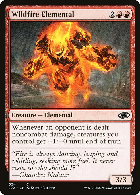 Jumpstart 2022 - 624 - Wildfire Elemental - Common