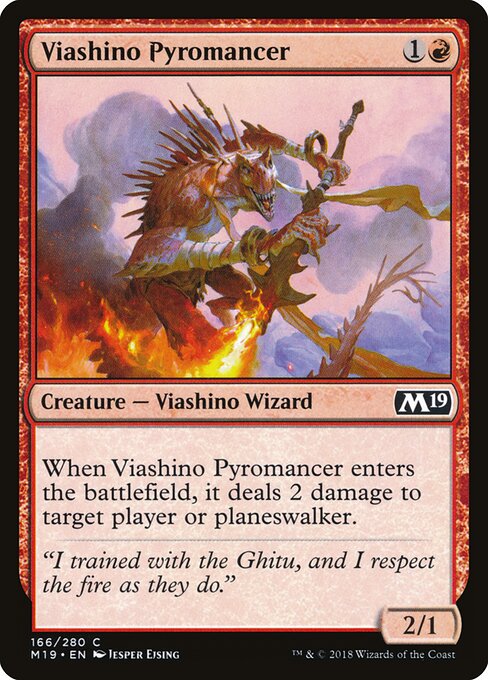Core Set 2019 - 166 - Viashino Pyromancer - Common