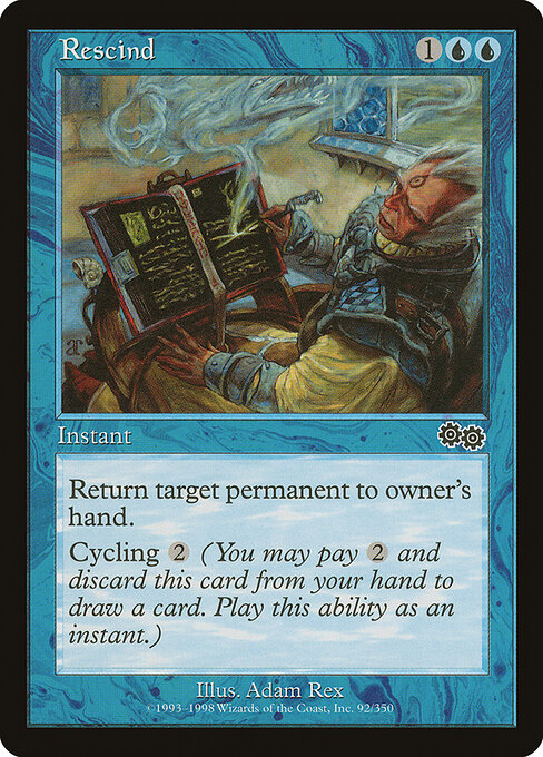Urza's Saga - 92 - Rescind - Common