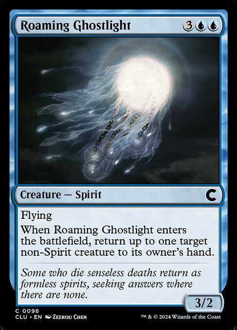 Ravnica: Clue Edition - 96 - Roaming Ghostlight - Common