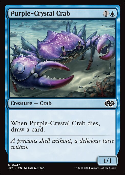 Foundations Jumpstart - 347 - Purple-Crystal Crab - Common