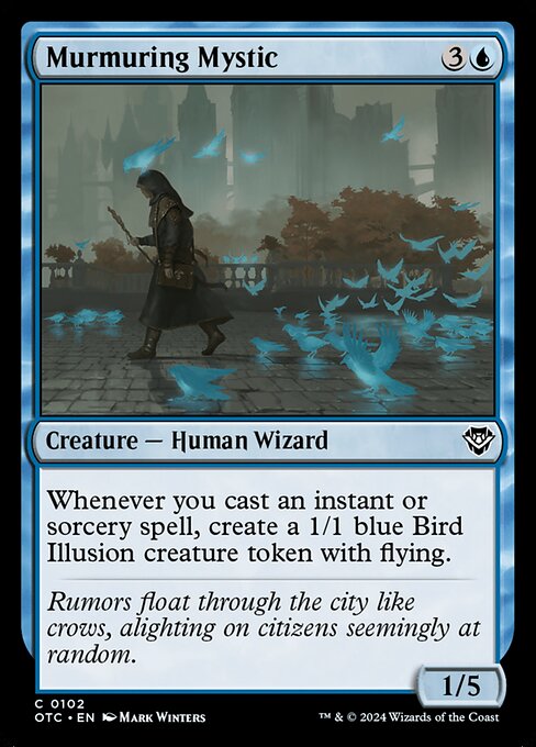 Outlaws of Thunder Junction Commander - 102 - Murmuring Mystic - Common