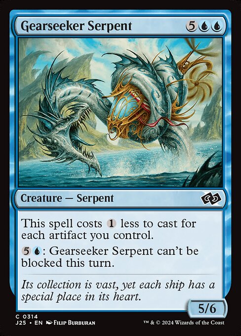 Foundations Jumpstart - 314 - Gearseeker Serpent - Common