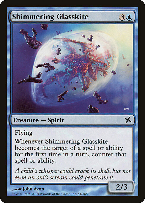 Betrayers of Kamigawa - 51 - Shimmering Glasskite - Common