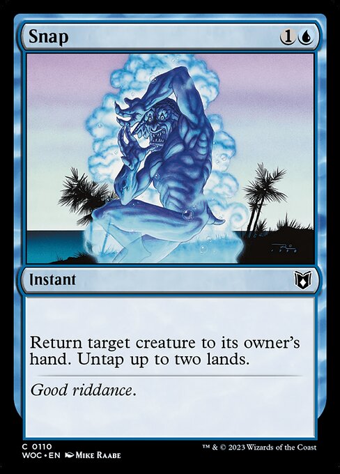 Wilds of Eldraine Commander - 110 - Snap - Common