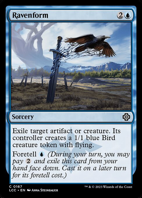 The Lost Caverns of Ixalan Commander - 167 - Ravenform - Common