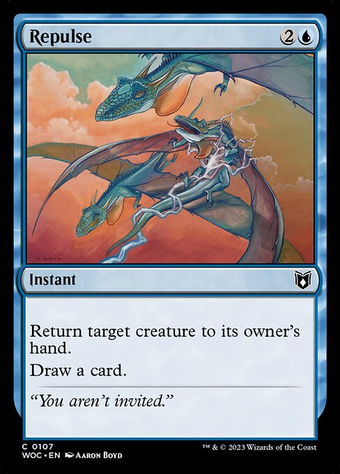 Wilds of Eldraine Commander - 107 - Repulse - Common