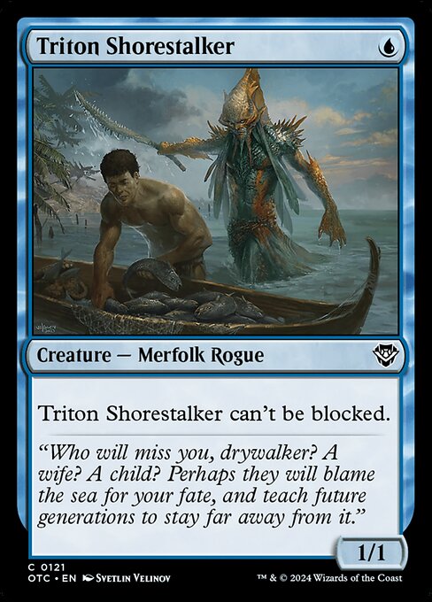 Outlaws of Thunder Junction Commander - 121 - Triton Shorestalker - Common