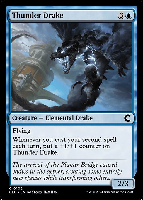 Ravnica: Clue Edition - 102 - Thunder Drake - Common