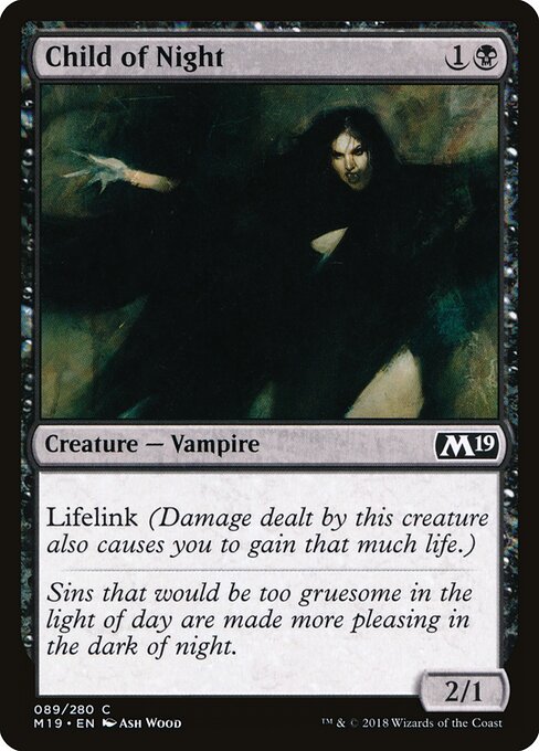 Core Set 2019 - 89 - Child of Night - Common