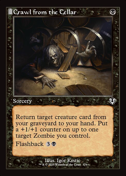 Innistrad Remastered - 376 - Crawl from the Cellar - Common