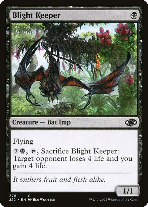Jumpstart 2022 - 378 - Blight Keeper - Common