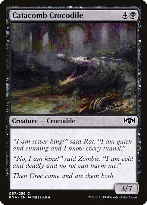 Ravnica Allegiance - 67 - Catacomb Crocodile - Common