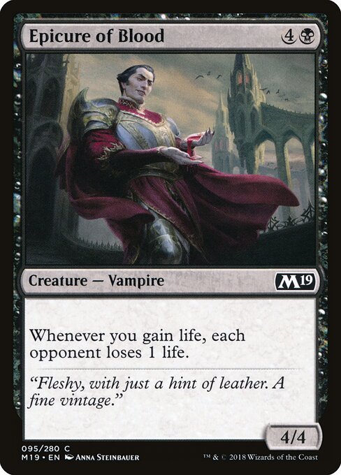 Core Set 2019 - 95 - Epicure of Blood - Common