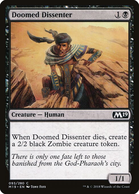 Core Set 2019 - 93 - Doomed Dissenter - Common