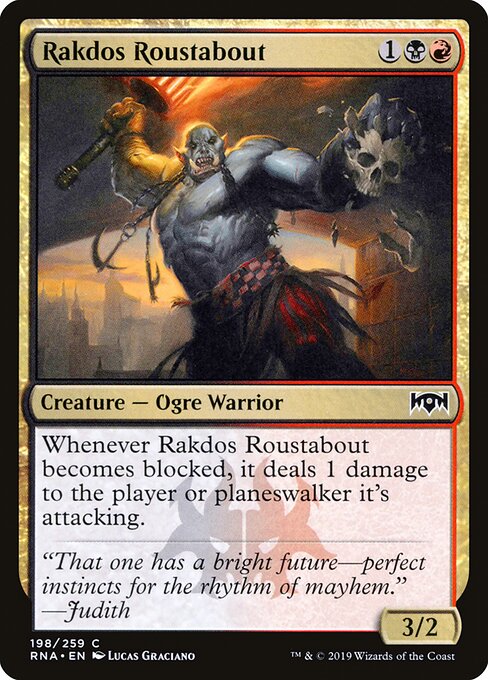 Ravnica Allegiance - 198 - Rakdos Roustabout - Common
