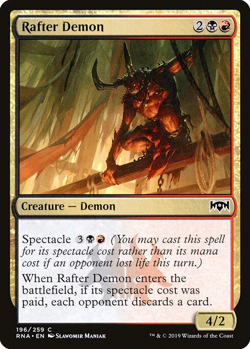 Ravnica Allegiance - 196 - Rafter Demon - Common