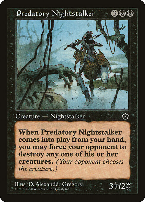 Portal Second Age - 82 - Predatory Nightstalker - Uncommon