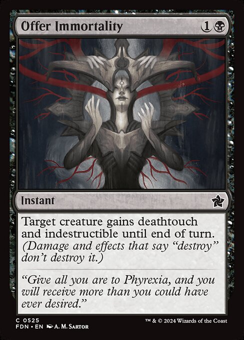 Foundations - 525 - Offer Immortality - Common
