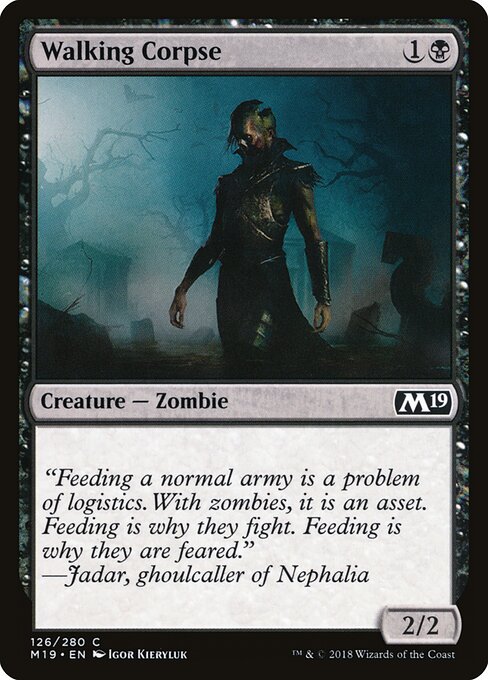 Core Set 2019 - 126 - Walking Corpse - Common