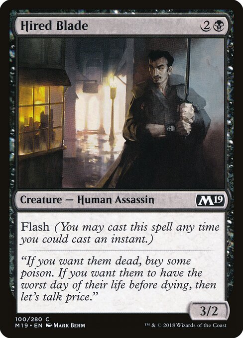 Core Set 2019 - 100 - Hired Blade - Common